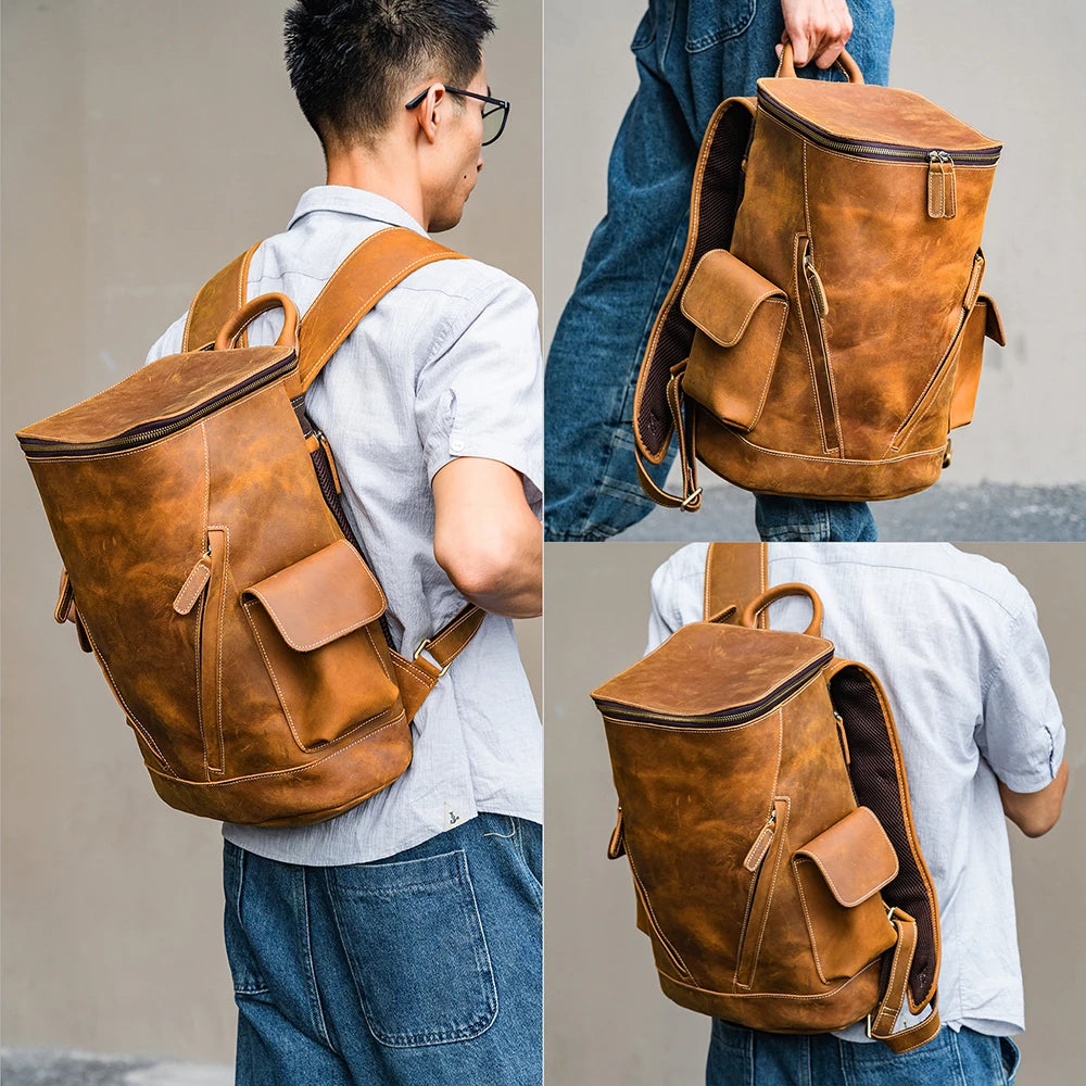 Leder / Vintage-Rucksäcke