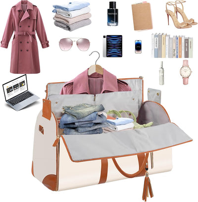 Aurora™ - 2 in 1 Premium Duffeltasche/Reisetasche aus Leder