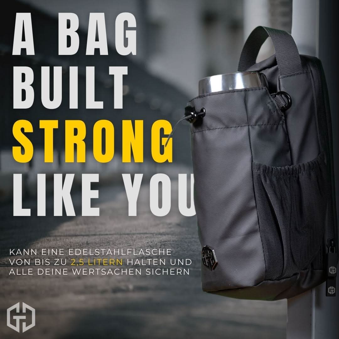 Aurora - Magnetische Gym Flaschen-Tasche