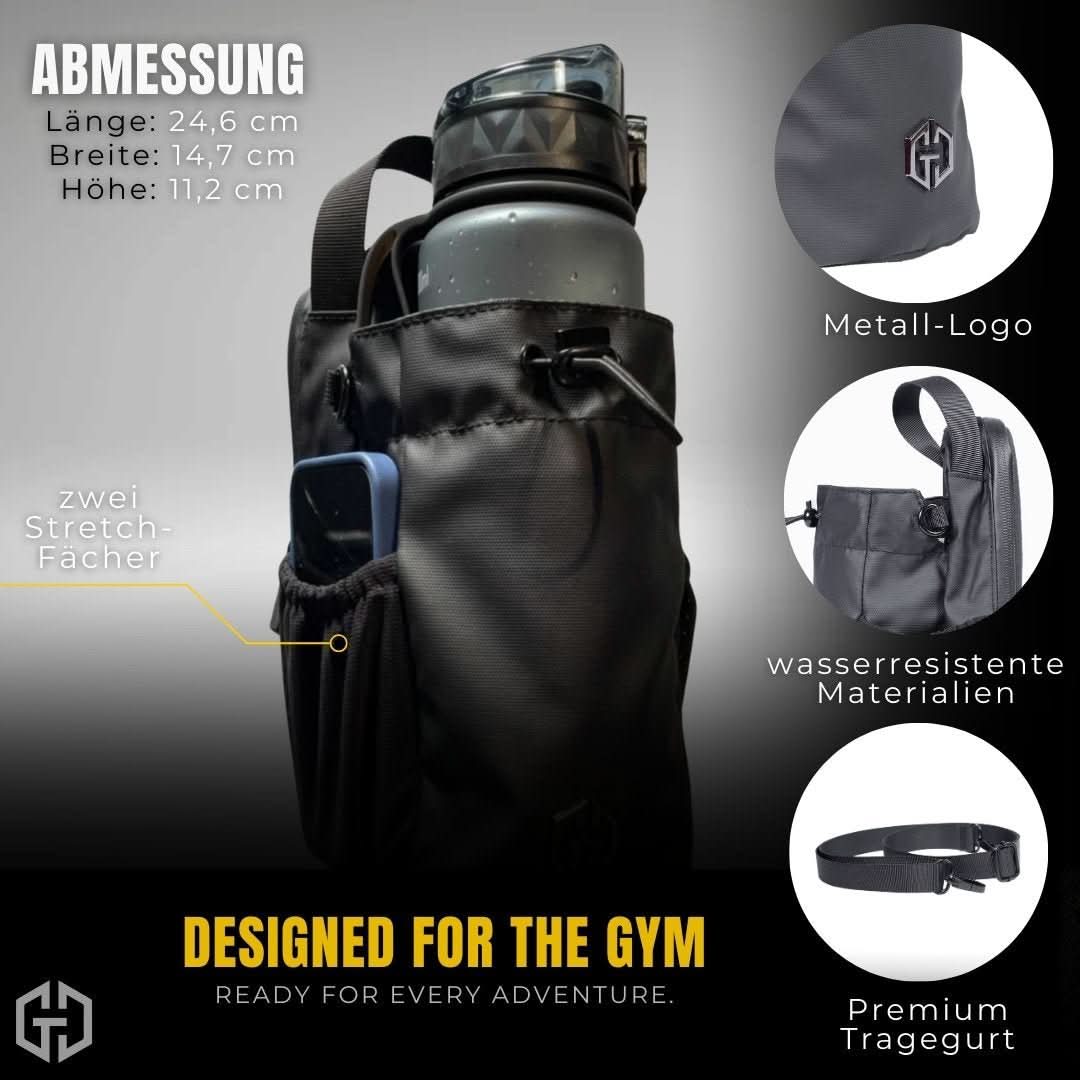 Aurora - Magnetische Gym Flaschen-Tasche