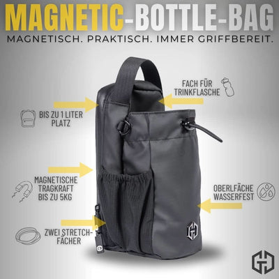 Aurora - Magnetische Gym Flaschen-Tasche